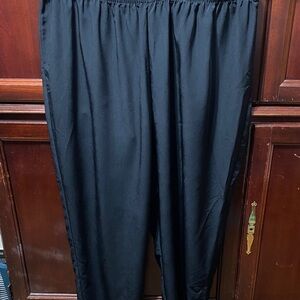 August Max Woman vintage plus size 26 Black Pants made in the USA